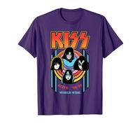 KISS - Alive Worldwide T-Shirt, Men, Purple, Medium