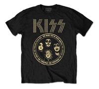 Kiss Band Circle Official Mens T-Shirt