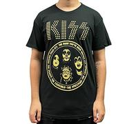 Kiss Band Circle Official Unisex T Shirt Various Sizes Black