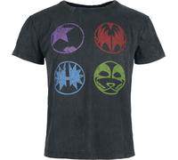 Kiss Band Icons T-Shirt anthracite S