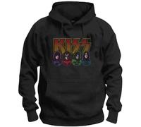 KISS Band Logo Faces And Icons Pullover Hoodie