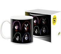 Kiss Band Portraits 11 Ounce Ceramic Mug