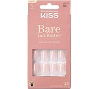 Kiss Bare But Better Nails 28 Count Short Length Nude (Pack of 2)