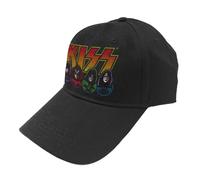 KISS Baseball Cap Logo Faces and Icons Band Logo new Official Black Strapback