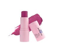 Kiss & Blush Lip, Cheek & Eye Tint - Glittering Magenta | 3-in-1 Multipurpose Makeup with Avocado Oil & Mango Butter | Creamy, Blendable Tint for Lips, Cheeks & Eyes | 8.5gm