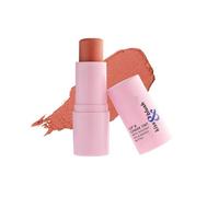 Kiss & Blush Lip, Cheek & Eye Tint - Muted Peach | 3-in-1 Multipurpose Makeup with Avocado Oil & Mango Butter | Creamy, Blendable Tint for Lips, Cheeks & Eyes | 8.5gm