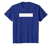 KISS - Calling Dr Love T-Shirt, Youth, Royal Blue, Large
