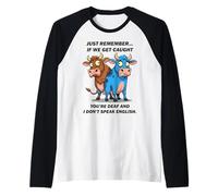 Kiss Cam Fail Funny Concert Hug Viral Moment Apparel Gift Raglan Baseball Tee