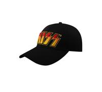 KISS Cap Classic Logo Baseball Black