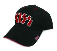 Kiss - Cap Red on White Logo (in One Size)