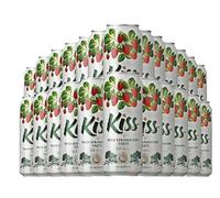 Kiss Cider | Fruit Flavoured cider | 500ml cans | Pack of 24 (Strawberry)