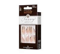 KISS FALSE NAILS CLASSY PREMIUM 30 Set READY TO WEAR NAILS Glue-On GORGEOUS LONG