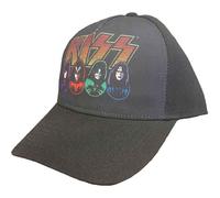 Kiss Logo Black Baseball Cap