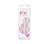 Kiss ColorFX by imPRESS Valentine's Day Press on Nails Adorable Short Oval Enhanced Adhesive Up to 10 Days Hold Nail Kit Contains 30 False Nails Prep Pad Manicure Stick