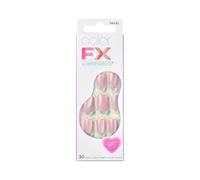 Kiss ColorFX by imPRESS Valentine's Day Press on Nails Cherished Pink Short Squoval Enhanced Glue Up to 10 Days Hold Nail Kit Contains 30 False Nails Prep Pad