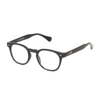 Kiss DEPP Eyeglasses for Men and Women - Vintage Moscot Style with Iconic Rectangular Frame and Diamond Rivets - Clear Neutral Lenses with UV Protection