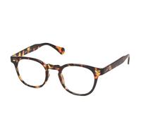 Kiss DEPP Eyeglasses for Men and Women - Vintage Moscot Style with Iconic Rectangular Frame and Diamond Rivets - Clear Neutral Lenses with UV Protection