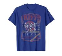 KISS - Destroyer Japan 1978 T-Shirt, Men, Royal Blue, 3X-Large