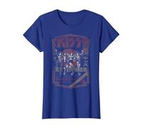KISS - Destroyer Japan 1978 T-Shirt, Women, Royal Blue, 3X-Large