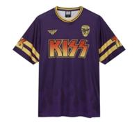Kiss Destroyer Rock FC Football Shirt M Black