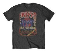 Kiss Destroyer Tour '78 Official Tee T-Shirt Mens Unisex (XX-Large) Grey