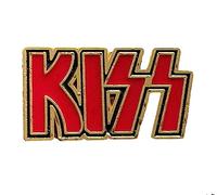 KISS Enamel Pin Badge Music Rock HEAVY METAL Band Red Color