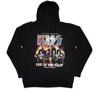 KISS End of The Road Final Tour Pullover Hoodie M Black