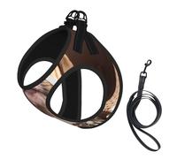Kiss English Bulldog Puppies,Pet Harness,Adjustable Reflective Dog Harness,Pet Leash Vest,L
