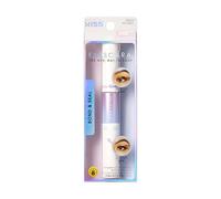 KISS Falscara DIY Eyelash Extension Bond & Seal Infused with Biotin & Vitamin E, Strong Gentle Comfortable Lash Adhesive for All Day Wear for Use with Lash Wisps, Remover and Applicator