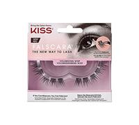 KISS Falscara DIY Eyelash Extension Lengthening Wisps - Featherlight Synthetic Reusable Artificial Eyelashes Multipack of 24 Mini Lash Clusrters for that Authenitic Eyelash Extension Look