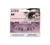 KISS Falscara DIY Eyelash Extension Lengthening Wisps - Featherlight Synthetic Reusable Artificial Eyelashes Mini Lash Clusrters for that Authenitic Eyelash Extension Look