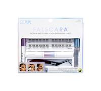 KISS Falscara False Eyelash Special Edition Starter Kit with Overnighter, Bond & Seal, Applicator, Remover, & 24 Lengthening Lash Wisps