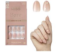 KISS FALSE NAILS BARE BUT BETTER PREMIUM 30 Glue-On Nails SHORT PINK SLAY