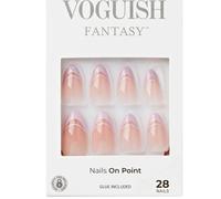 KISS FALSE NAILS VOGUISH FANTASY 28 MEDIUM LENGTH Glue-On Nails RAINY NIGHT