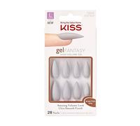 KISS Gel Fantasy Collection, Start Over, Long Length Grey Sculpted Gel Nails, Includes 28 False Nails, Nail Glue, Nail File, and Manicure Stick