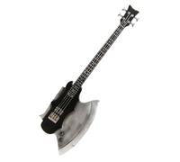 Kiss Gene Simmons Axe Guitar Prop for Adults Rock and Roll Halloween Costume Accessory, Black, Standard