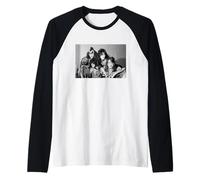 KISS Gene Simmons Band Photo Unmasked Tour 1980 Raglan Baseball Tee