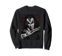 KISS - Gene Simmons Tongue Sweatshirt, Adult Unisex, Black, Small