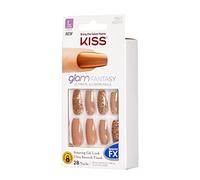 KISS Glam Fantasy Collection, Don't Lose My Number, Special FX Gel Nails, Includes 28 False Nails, Nail Glue, Nail File, and Manicure Stick