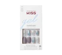KISS Glam Fantasy Collection, Wake Up Call, Special FX Gel Nails, Includes 28 False Nails, Nail Glue, Nail File, and Manicure Stick