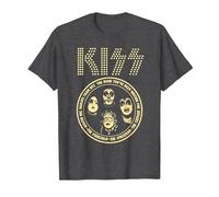 KISS - Hailing From NYC T-Shirt, Men, Dark Heather Grey, Medium