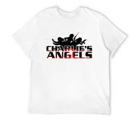 Kiss Home Charlie's Angels 70S Tv Show Series Retro Vintage Hipster Unisex T-Shirt White L