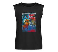 Kiss Home Mens John Carpenter They Live Movie Poster T Shirt Rare Film Print Big Trouble Sleeveless T-Shirt Black