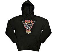 Rock Off officially licensed products KISS Triangle Band Logo Pullover Hoodie M Black