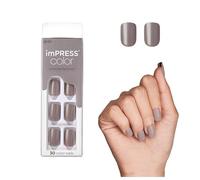 KISS imPRESS Color Gel Nail Kit, Taupe Prize, with PureFit Technology, Polish-Free Colour Mani, Includes Prep Pad, Mini File, Cuticle Stick, and 30 Fake Nails