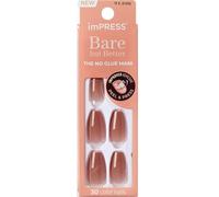 KISS IMPRESS COLOR PRESS-ON NAILS ONE STEP GEL MANICURE MEDIUM COFFIN FLARE