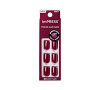 Kiss Impress Press-On-Manicure Nails 30 Count Red Velvet