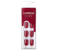 Kiss Impress Press-On-Manicure Nails 30 Count Red Velvet