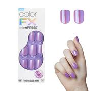 Kiss imPRESS Press On Nails Colour FX - Wonder Press on Nails - No Glue Required - Pack of 30