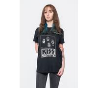 KISS In Concert Tonight T-Shirt in Black | Size: 2XL Kiss Black 2XL